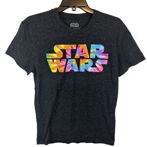 Fifth Sun Star‎ Wars T-Shirt ~ Womens Sz Small Rainbow Logo